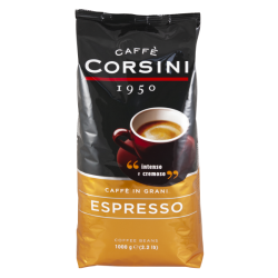 Izbaudi intensīvo espresso kafijas pupiņas  ar CAFFE CORSINI