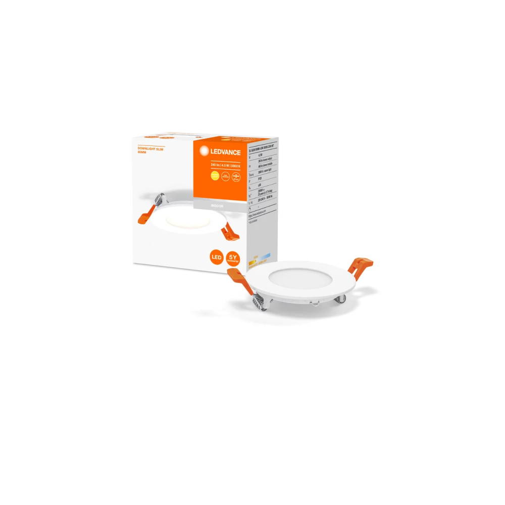 Ledvance DL slim 85MM 4.5W 240lm 3000K 230V , balts
