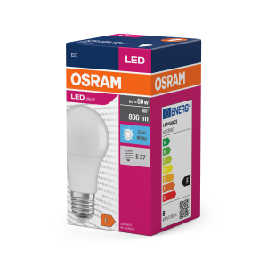Osram LED Value Classic A 60 8.5W/840 E27 FR non-dim spuldze (matēta)