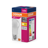 Osram LED Value Classic A 75 10W/827 E27 FR non-dim spuldze (matēta)