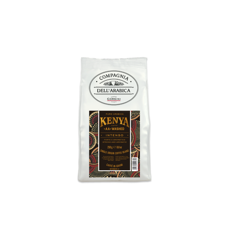 Kafijas pupiņas Kenya 250g CAFFE CORSINI ar izteiktu garšu