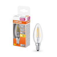 Osram LED STAR Classic B 40 FIL 4W/827 E14 filament spuldze (caurspīdīga)