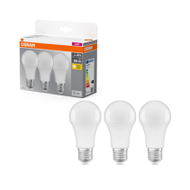 Osram LED BASE Classic A 60 8W/827 E27 FR 3 gab. spuldzes (matētas)