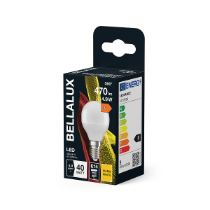 BELLALUX LED CL P 40 4.9W/827 E14 FR spuldze mājām