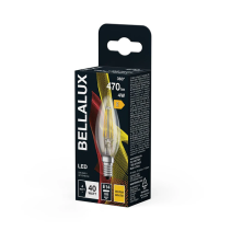 BELLALUX LED CL B 40 4W/827 E14 energoefektīva spuldze