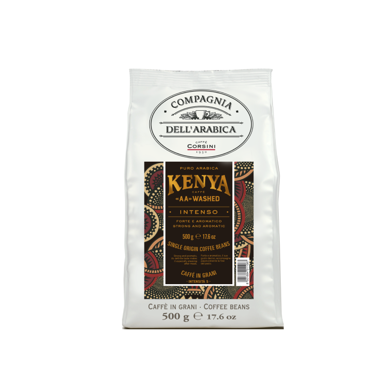 Kafijas pupiņas Kenya 500g CAFFE CORSINI ar izteiktu garšu