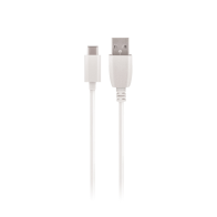 Maxlive USB - USB-C vads, 1m 2A, balts