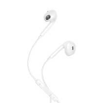 Maxlife MXEP-04 universālās austiņas ar mikrofonu, 1.2m USB-C, baltas