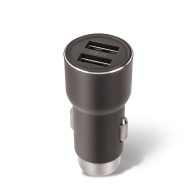 Forever CC-04 auto lādētājs 2xUSB 3.1A melns, ērts risinājums