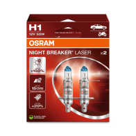 Osram auto Night Breaker Laser H1 55W 12V +150% B2 spuldzes
