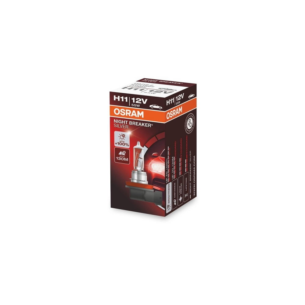 Osram auto Night Breaker Silver H11 55W 12V B1 spuldze