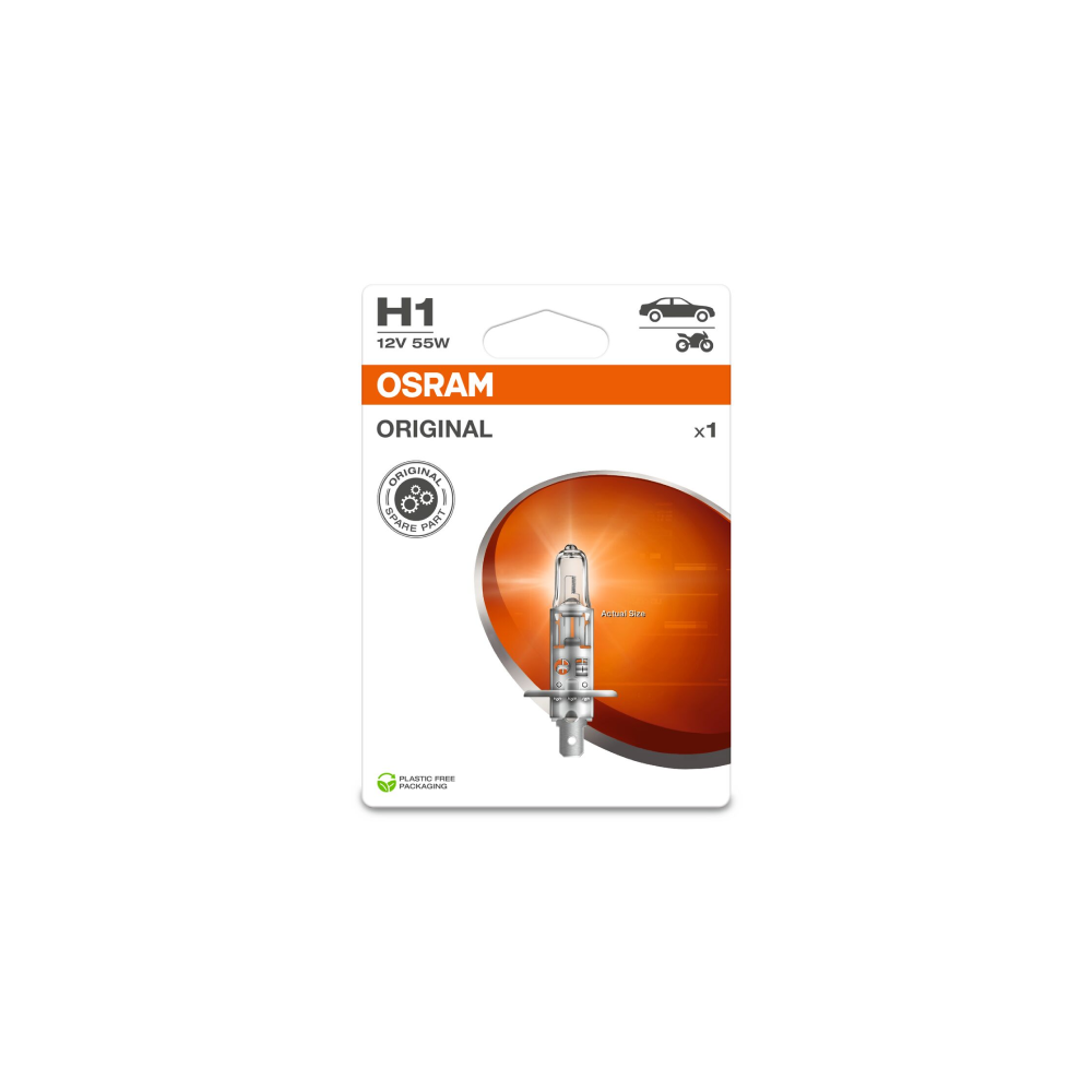 Osram auto Original H1 55W 12V B1 spuldze