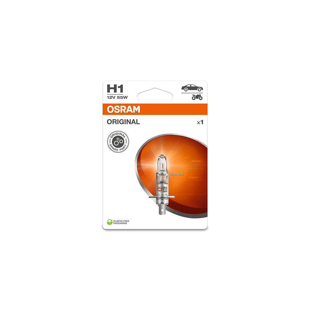 Osram auto Original H1 55W 12V B1 spuldze