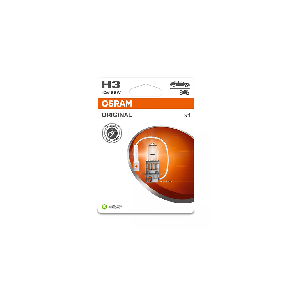 Osram auto Original H3 55W 12V B1 spuldze