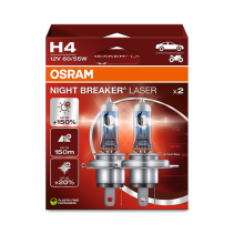 Osram auto OS Night Breaker Laser H4 55W 12V +150% B2 spuldzes