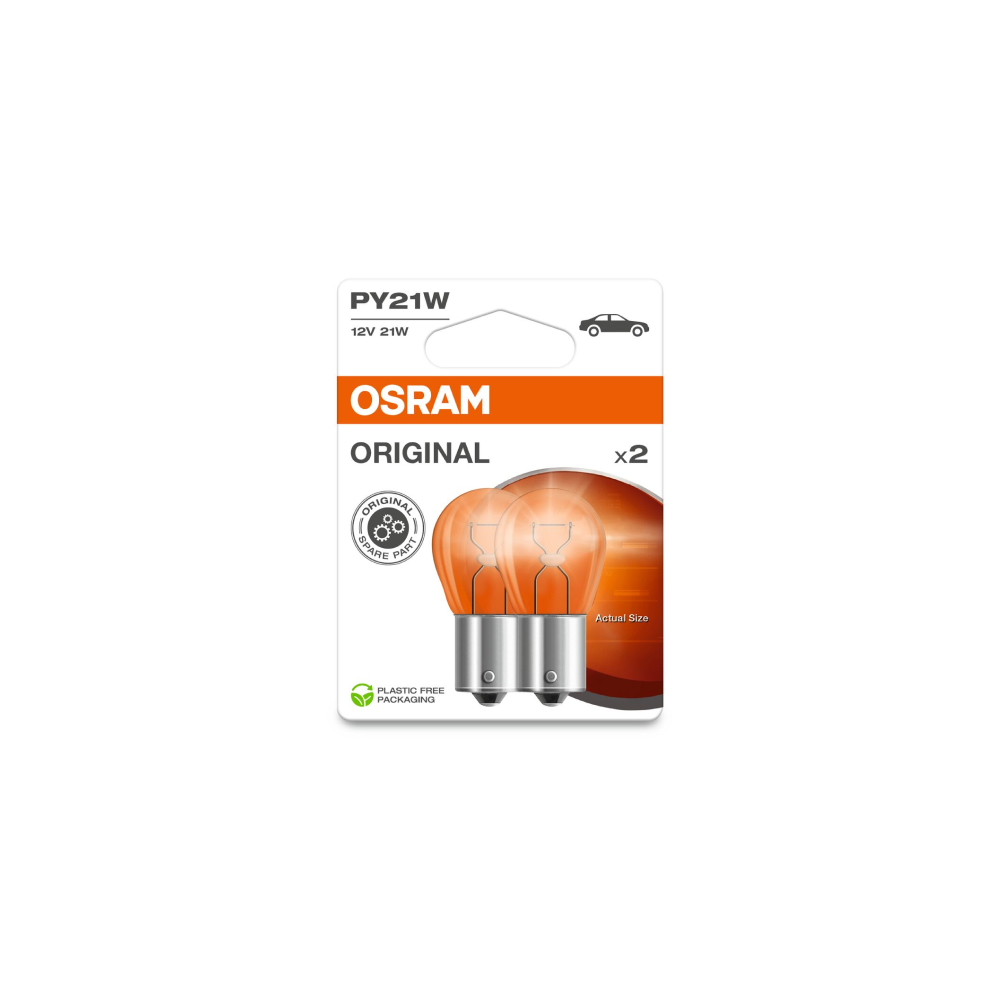 Osram auto Original PY21W 21W 12V B2 spuldzes