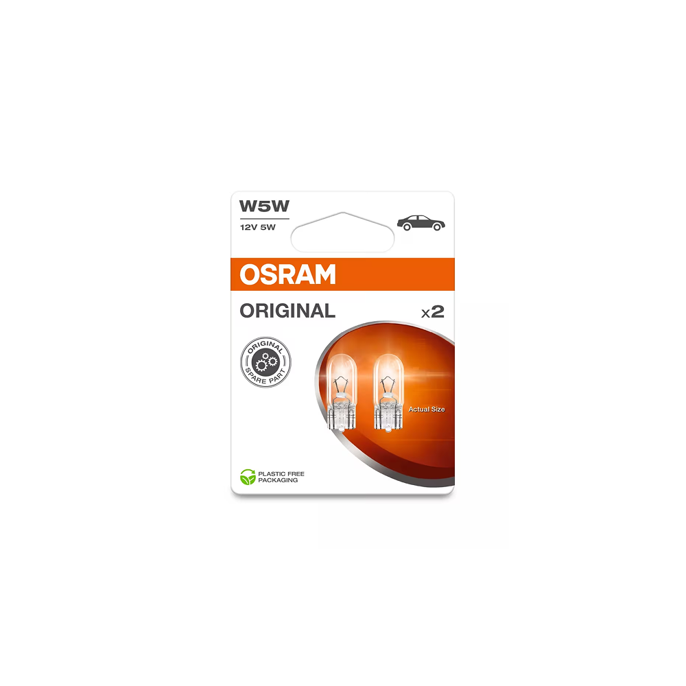 Osram auto Original W5W 5W 12V B2 spuldzes