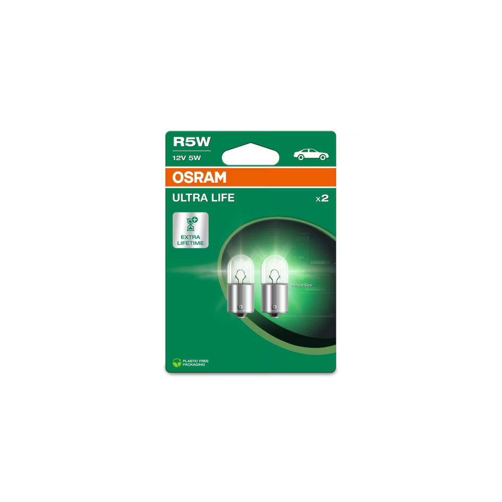Osram auto Ultra Life R5W 5W 12V +60% B1 spuldze