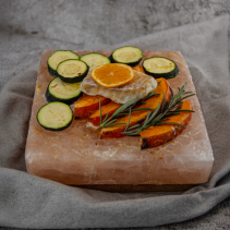 Himalaju rozā sāls plāksne 20x20x5cm HIMALAYAN CHEF