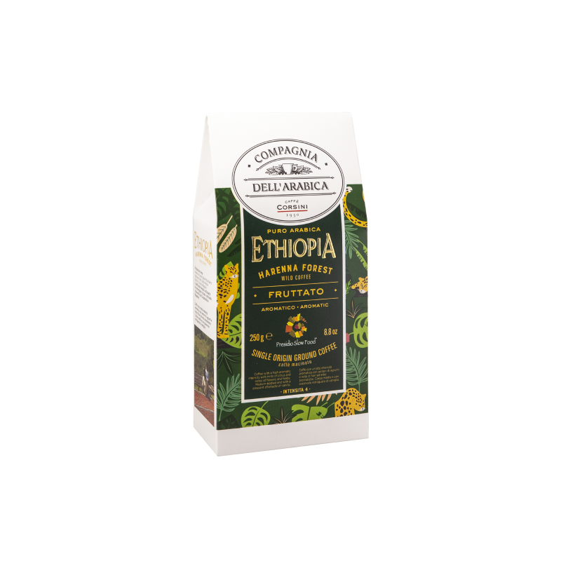 Malta kafija Ethiopia 250g CAFFE CORSINI ar aromātu