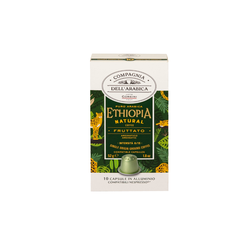 Nespresso® kafijas kapsulas Ethiopia - aromātiska izvēle
