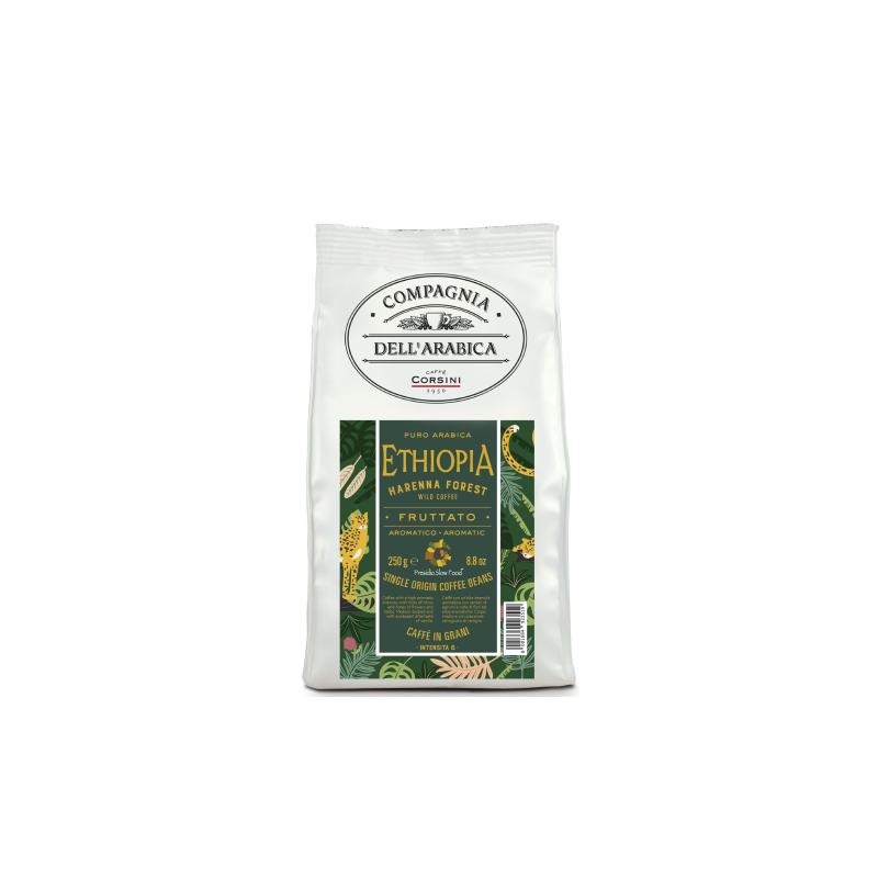 Kafijas pupiņas Ethiopia 250g CAFFE CORSINI - aromātiska arabika