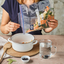 Maisiņi produktu saldēšanai ar SafeLoc® aizdari 3L, 15 gab. TOPPITS