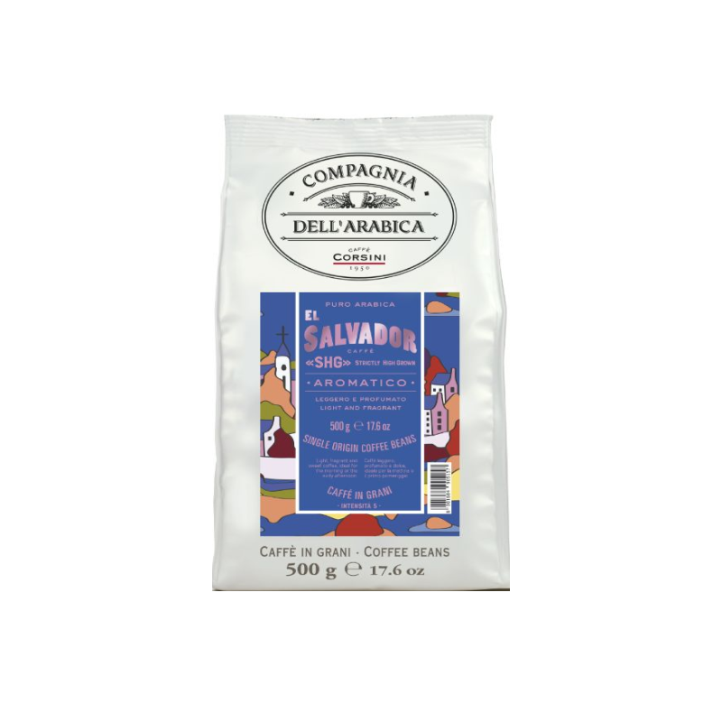 Kafijas pupiņas El Salvador 500g CAFFE CORSINI aromāts