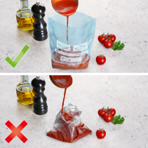 Maisiņi produktu saldēšanai 1L, 40 gab. TOPPITS