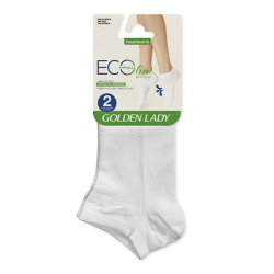Golden Lady Ecoline BIANCO īsās zeķes, elpojošas un vieglas