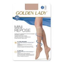 Golden Lady MiniRepose 40den pusgarās zeķes ar masāžu