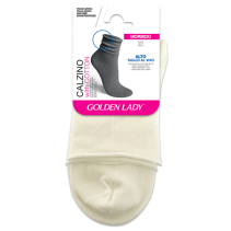 Golden Lady Sporty Liscio GRIGIO NERO īsās zeķes ar Lycra