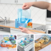 Maisiņi produktu saldēšanai 1L, 40 gab. TOPPITS