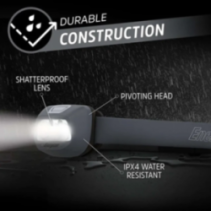 ENERGIZER LED HDL30 galvas lukturis ar 5 režīmiem