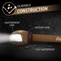 ENERGIZER HYBRID LED galvas lukturis 575lm ar baterijām