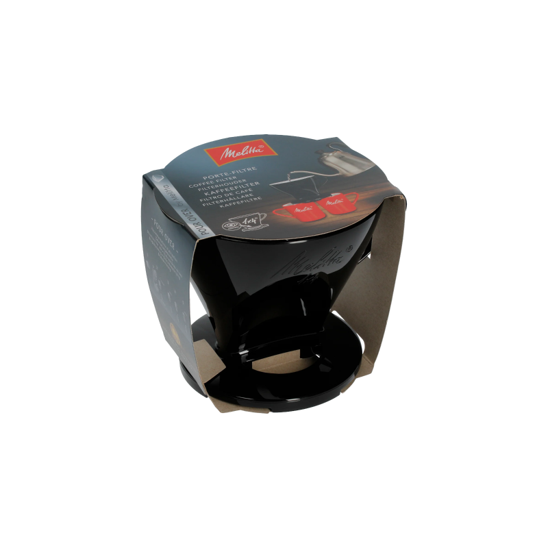 Plastmasas kafijas filtru konuss 1x4, melns MELITTA