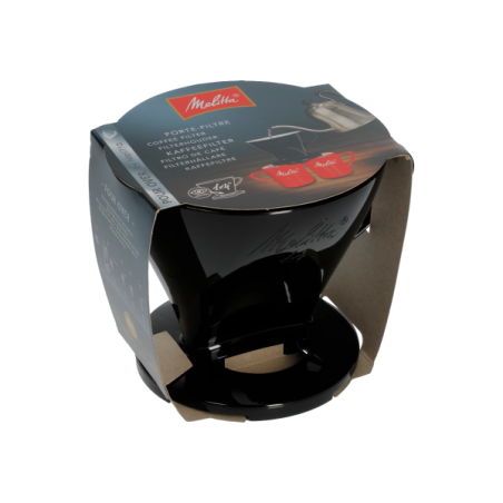 Plastmasas kafijas filtru konuss 1x4, melns MELITTA
