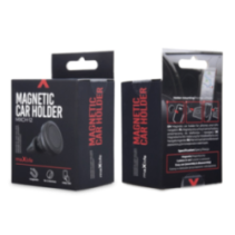 Maxlife MXCH-12 auto turētājs ventilācijas atverei ar magnētu, melns
