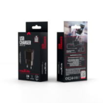 Maxlife MXTC-01 tīkla lādētājs, 1xUSB 2.1A, melns