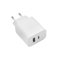 Maxlife MXTC-06 PD QC tīkla lādētājs, 1xUSB-C + 1xUSB 20W, melns