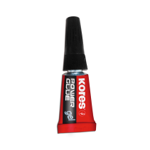 Superlīme momentlīme KORES Power glue GEL 3x1g - ātra un izturīga savienošanai