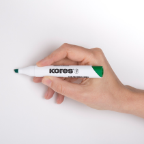 Tāfeles marķieri KORES K-MARKER XW2 zaļi – ekoloģiski un spilgti