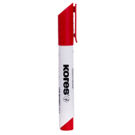 Tāfeles marķieri KORES K-MARKER XW2, sarkani, ECO, 12 gab.