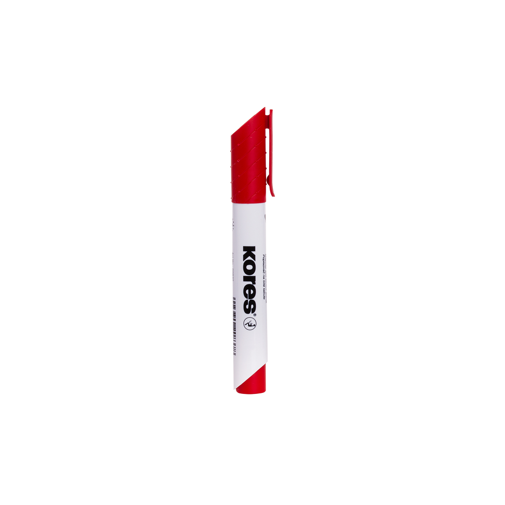 Tāfeles marķieri KORES K-MARKER XW2, sarkani, ECO, 12 gab.