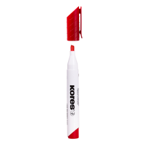 Tāfeles marķieri KORES K-MARKER XW2, sarkani, ECO, 12 gab.