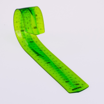 Elastīgs lineāls 30 cm - izturīgs un krāsains KORES ELASTIK