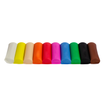 Plastilīns, mīksta modelēšanas masa 10 krāsās - KORES Plastilina