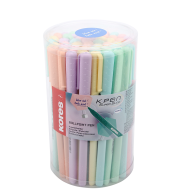 Lodīšu pildspalvas KORES K0R-M Pastel zilas, ergonomiskas, 50 gab.