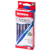 Lodīšu pildspalvas automātiskas,zilas pildspalvas, KORES K6-F Softgrip