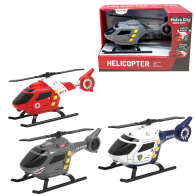 Metro City Helikopters ar skaņas un gaismas efektiem